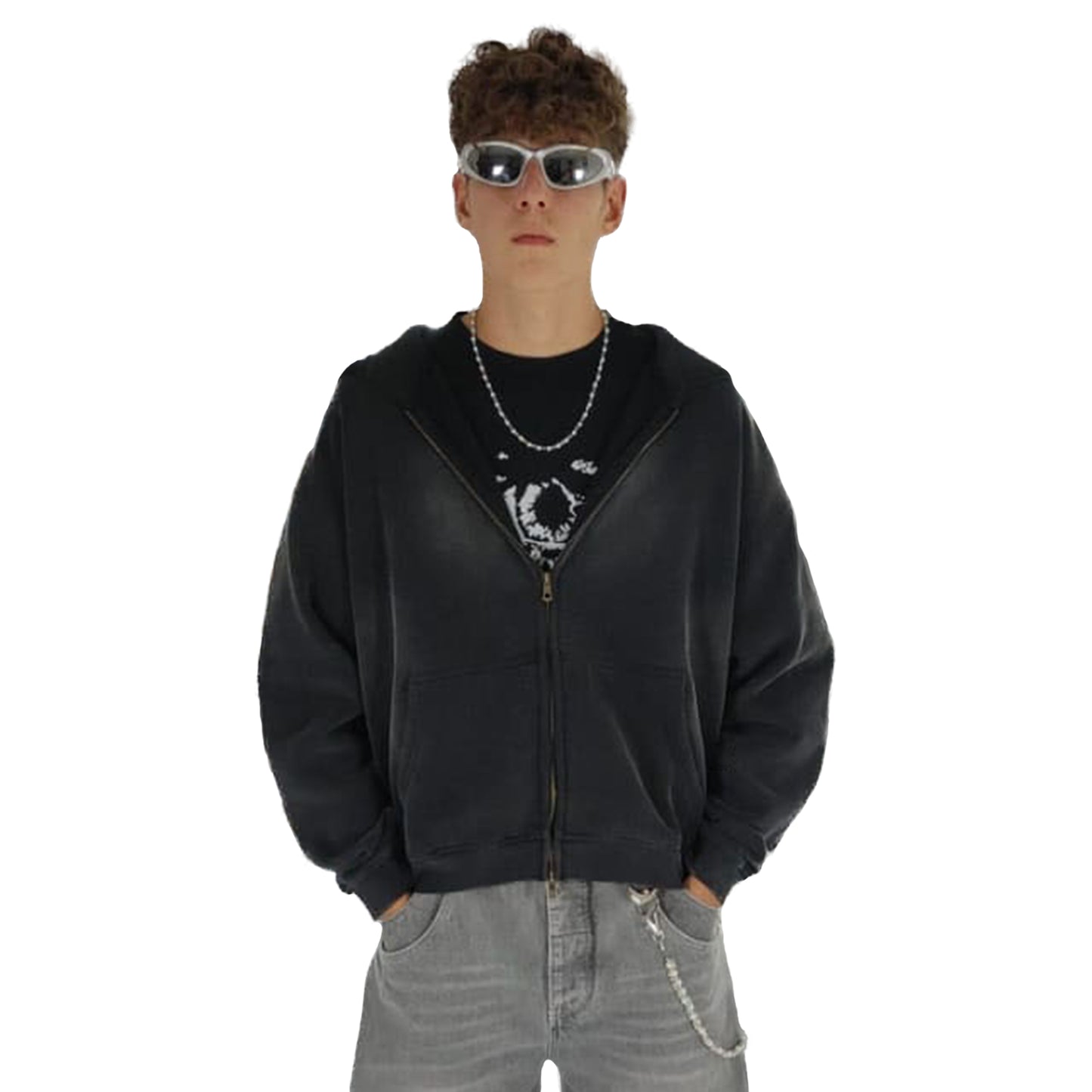 Boxy Double Zip Jacket