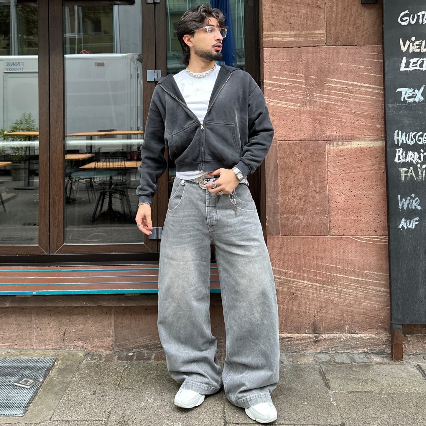 Boxy Double Zip Jacket