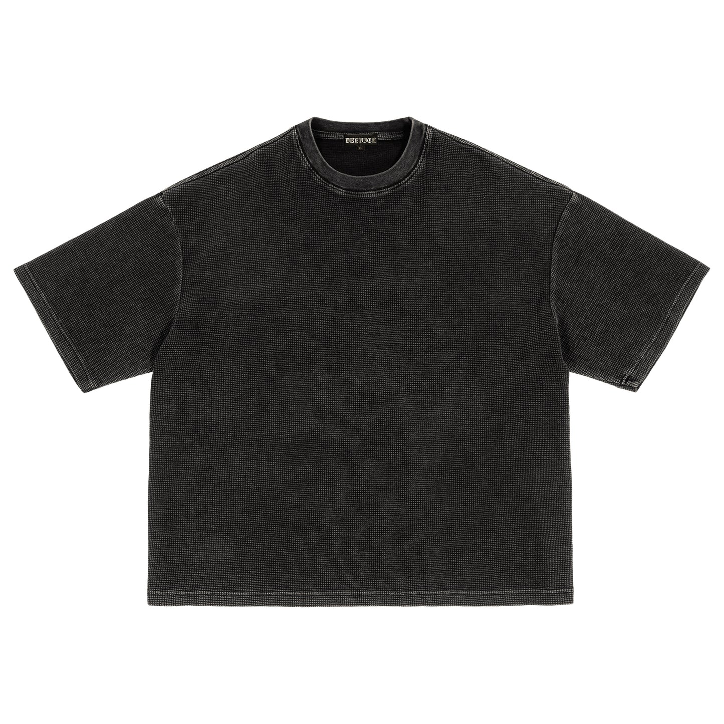 Washed Boxy Waffle Tee