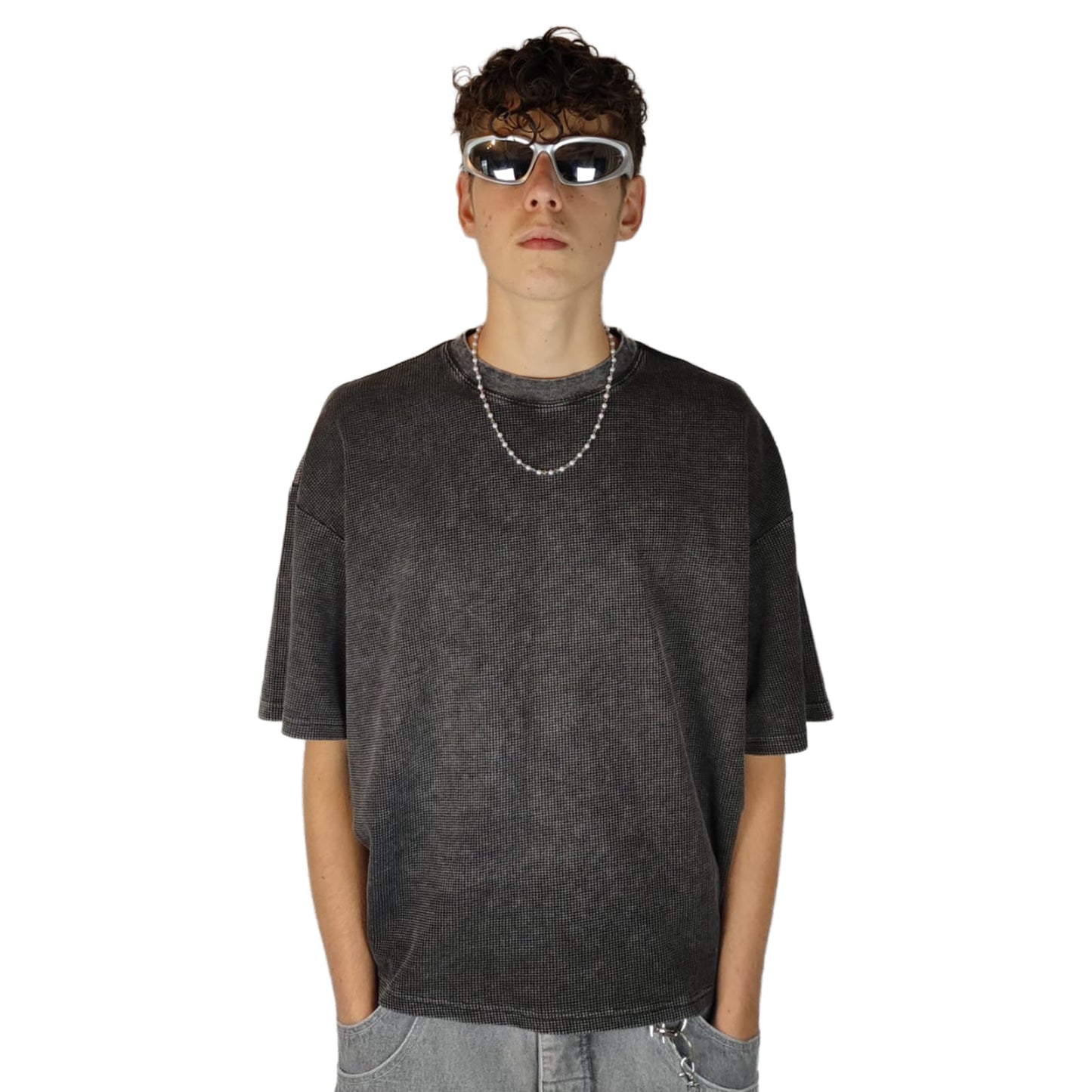 Washed Boxy Waffle Tee